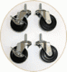 Shelving wheels sleeves