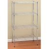 22.5-Inch by 13.25-Inch by 21-Inch 2-Tier Stackable Shelf, Chrom