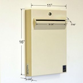 (image for) Wall Mount Large Envelope Drop Protex Box LPD-161