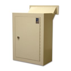 (image for) Wall-Mount Letter Locking Drop Box with Chute MDL-170