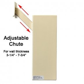 (image for) Thru the Wall Drop Box Adjustable Chute Protex WDC-160