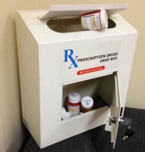 (image for) Medication Safe - RX Prescription Drug Drop Box RX-164