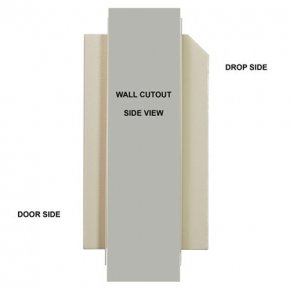 (image for) Through-The-Wall Locking Drop Box WDS-311